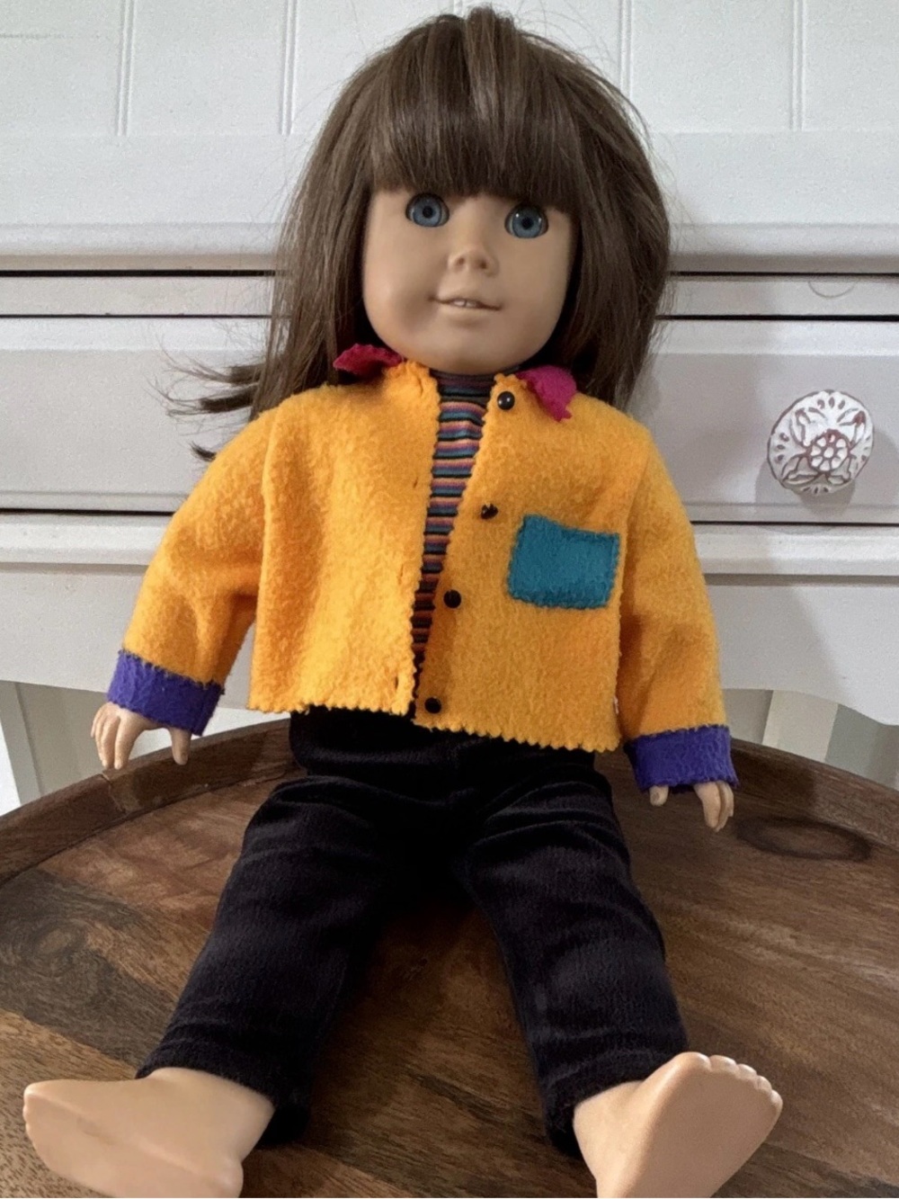 Vintage 1996 American Girl ‘Just Like You’ Doll w/ First Day Outfit Pleasant Co